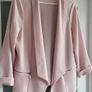 Wallis blush drape jacket Sz 18 (Fit 14-18UK) Image 2