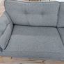 French Connection DFS Zinc Grey 4 seater couch and armchair set Image 4