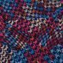 Monsoon Multicolor Pink Blue Houndstooth Pleated Asymmetrical Hem Long Sleeve Midi Dress 22UK/50EU Image 5