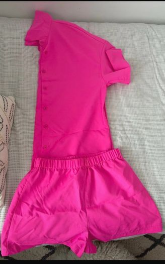 Pink co ord shorts set