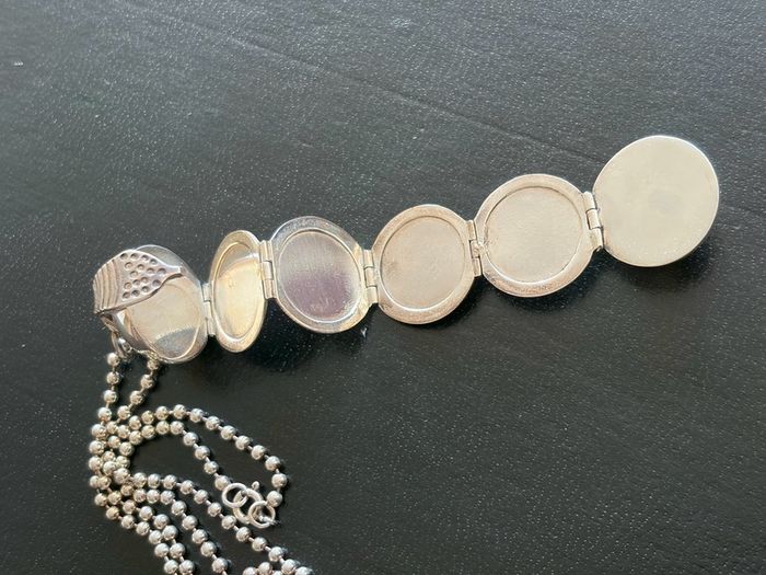 silver necklace