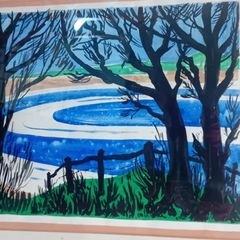 Original Una Gillespie Gayche Landscape Painting