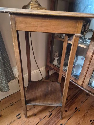 Vintage Mid-Century Two-Tier Plant Stand / Lamp Table