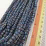 Vintage African Style Stripe Pattern 5.5 - 6 mm Glass Beads Necklace Image 3