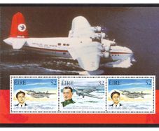 1998 Ireland Pioneers of Irish Aviation Commemorative Stamps Booklet Pane  Mint Never Hinged (MNH). Hibernian HP103