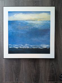 Pair of Sunset Over Water Art Prints