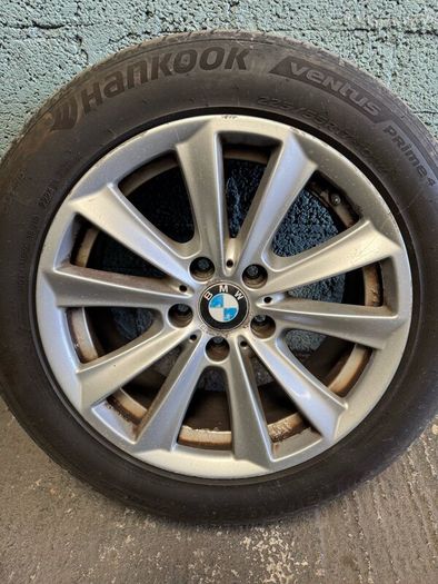 4 BMW alloy wheels with good tyres 225/55/R17 101W
