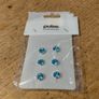 Pulse Accessories blue crystal stud earrings, featuring a round, faceted design. New with tags Image 3