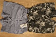 Cotton shorts, 2 packs ((black and blue) Size 12-13