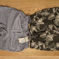 Cotton shorts, 2 packs ((black and blue) Size 12-13