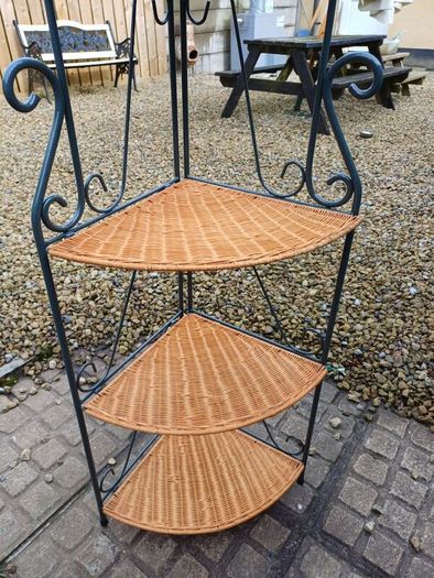 Metal Corner Shelf Unit