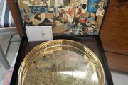 New in box Scandia Guld 24 carat plated gold serving tray