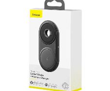 Baseus Wireless Charger Planet 2-in-1 Cable Winder QC Wireless Charging (Type-C 3A, 1m) Black WXPL-B02