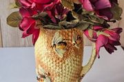 Vintage 1930' Art Deco Burleigh Ware Bee and Honeycomb Jug