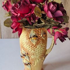 Vintage 1930' Art Deco Burleigh Ware Bee and Honeycomb Jug