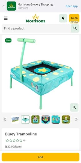 Kids' trampoline in perfect condition