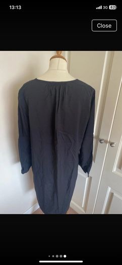 White Label tunic - black - size 14 with pockets