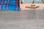 picnic basket  with foil blanket