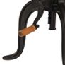 Side Table 45x (45-62) cm Solid Mango Wood and Cast Iron Image 4