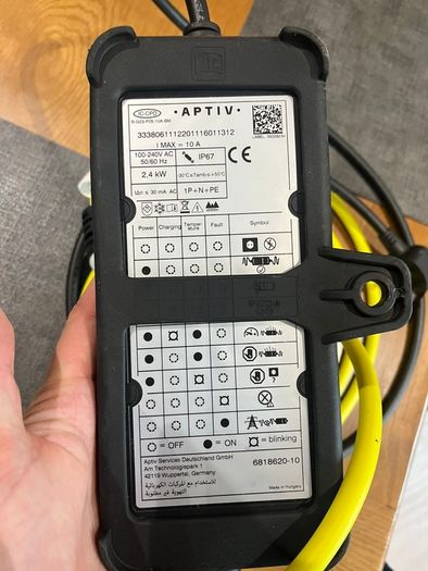 Genuine BMW Group OEM portable EV charger