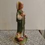 Old St. Martha Italian chalkware ceramic statue devotional religious item. Image 4
