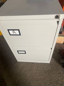 Two drawer filing cabinet
