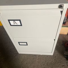 Two drawer filing cabinet