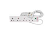 4 Gang Extension Lead  with Surge Protection 5 Meter