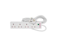 4 Gang Extension Lead  with Surge Protection 5 Meter