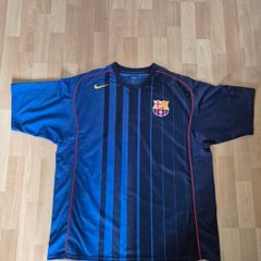 Barcelona Jersey Official Nike FC Barcelona Away Jersey 2004/2005 Mens Size XL