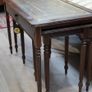 Nest of Three Tables with Leather Tops Image 9