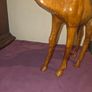 1960's Leather Wrapped Camel Statue Image 6