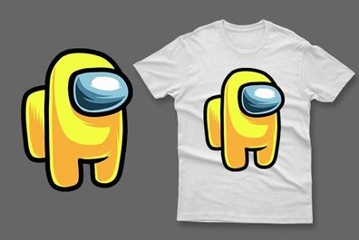 Yellow impostor among us t-shirt impostor t-shirt