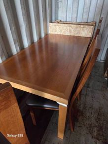 table and four chairs