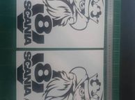 main image for ad Scania v8 stickers x 2