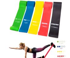 Resistance Band Set For Men And Women 5 In Set