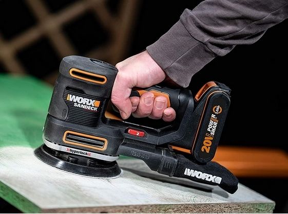 WORX WX820.9 SANDECK 18V (20V Max) Cordless Multi Sander - (Tool only - Battery & Charger Sold Separately)