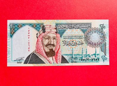 Saudi Arabia 20 Riyals  1999  Pick 27. Commemorative Issue  Centennial  Special   ( Uncirculated )