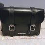 Dr. Martens Black Leather 7" Crossbody Satchel Bag Image 7