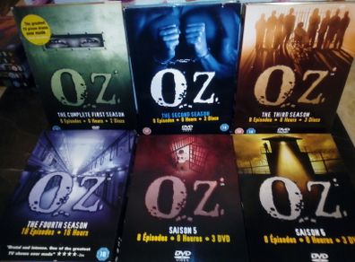 Oz Complete Series 1-6 Dvd Hbo Prison Drama