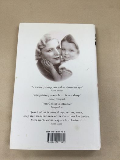 Joan Collins the world according to book rare
