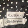 Vintage Raul Blanco Saks fifth Avenue NYC 80s 90s polkadot monochrome blouse Image 3