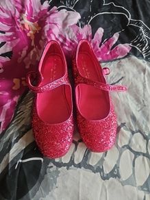 Hot Pink next occasion shoes girls size 2