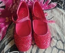 Hot Pink next occasion shoes girls size 2