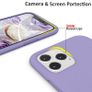Liquid Silicone Case For iPhone 11 Pro Luxury Thin Soft Phone Cover New Lilac Purple - FHT4IP11PLK Image 3