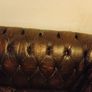 antique chesterfield in rare cigar brown Image 3