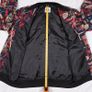 Zara Multicolor Red Navy Dark Gothic Alchemy Tarot Graphic Full Zip Bomber Jacket Size L Image 9