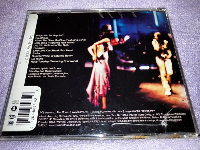 THE CORRS - live in Dublin    CD