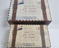 Travel Themed Boxes