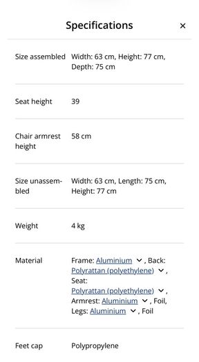 Garden Chair
